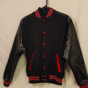 Rennoc varsity jacket.
